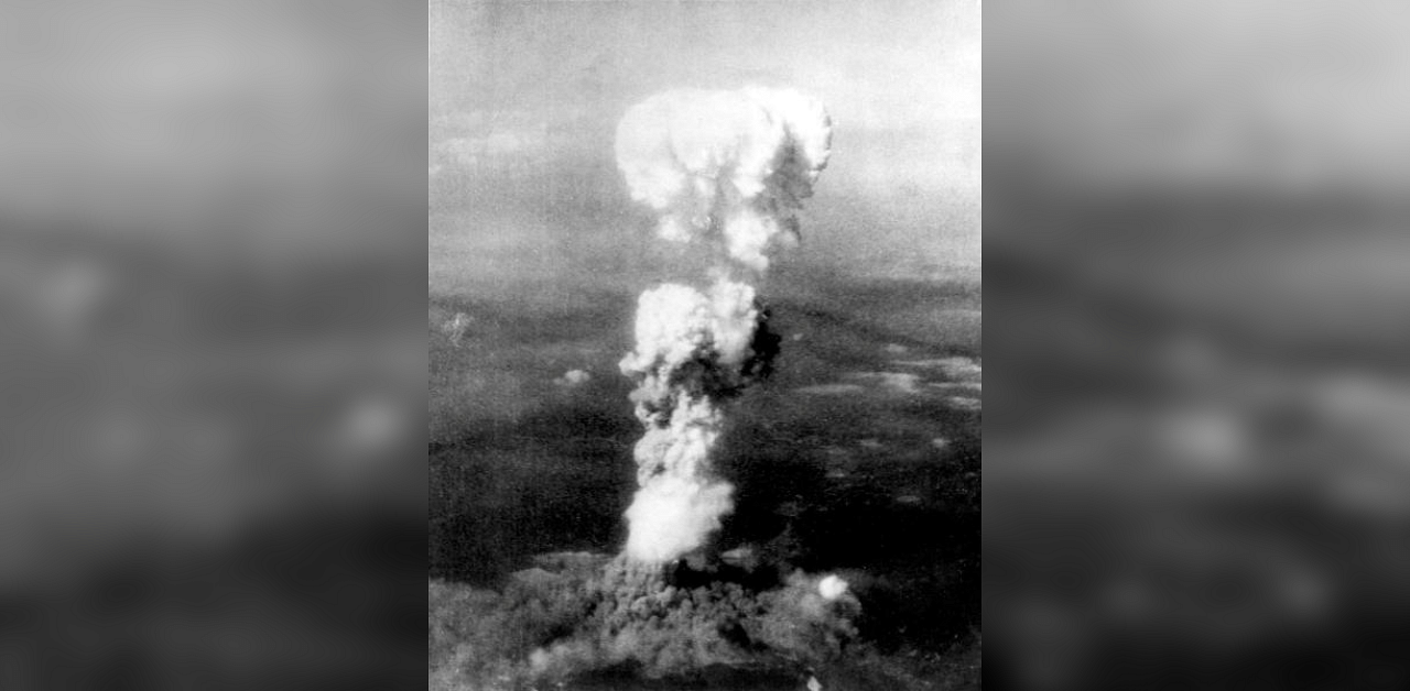 Smoke billows 20,000 feet after an atomic bomb code named "Little Boy" exploded after being dropped by a US Army Air Force B-29 bomber named Enola Gay over Hiroshima, Japan. Credit: Reuters Photo