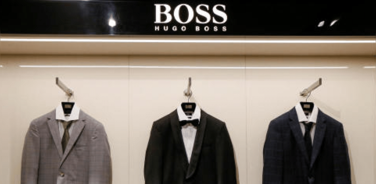 Jackets on display in the Hugo Boss section. Credit: Reuters Photo