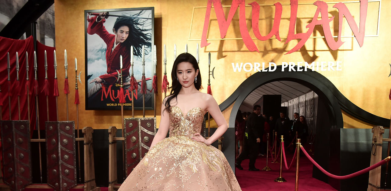 A photo from the red carpet at the 'Mulan' World Premiere in March. Credit: Twitter/@DisneysMulan