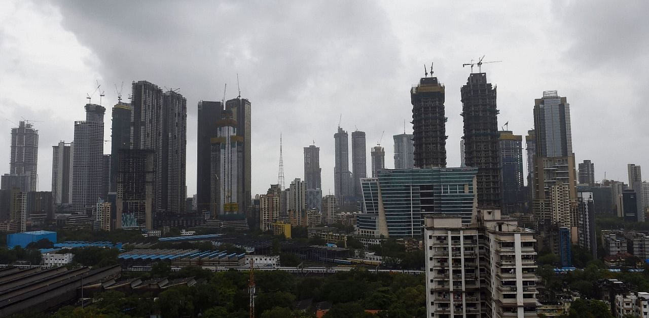 Central Mumbai's financial district skyline. Credit: PTI Photo