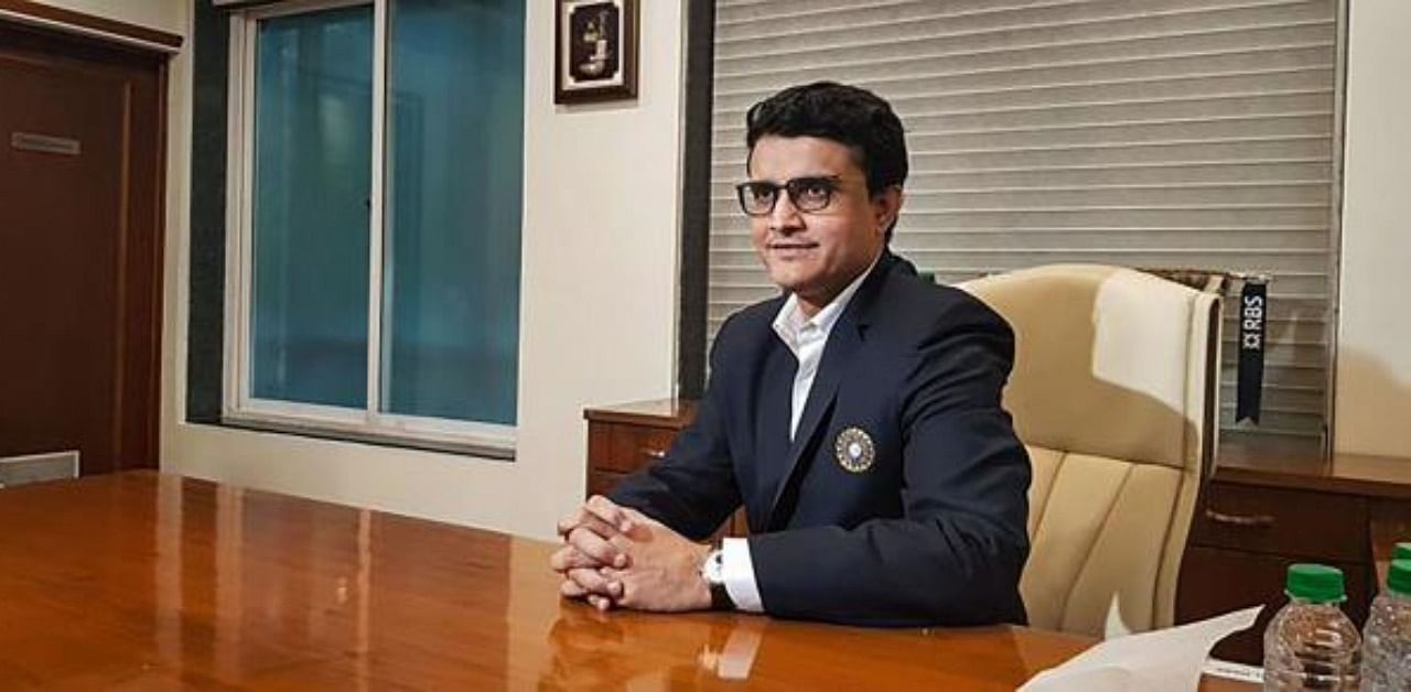 Former Indian cricket captain and BCCI President Saurav Ganguly. Credit: PTI