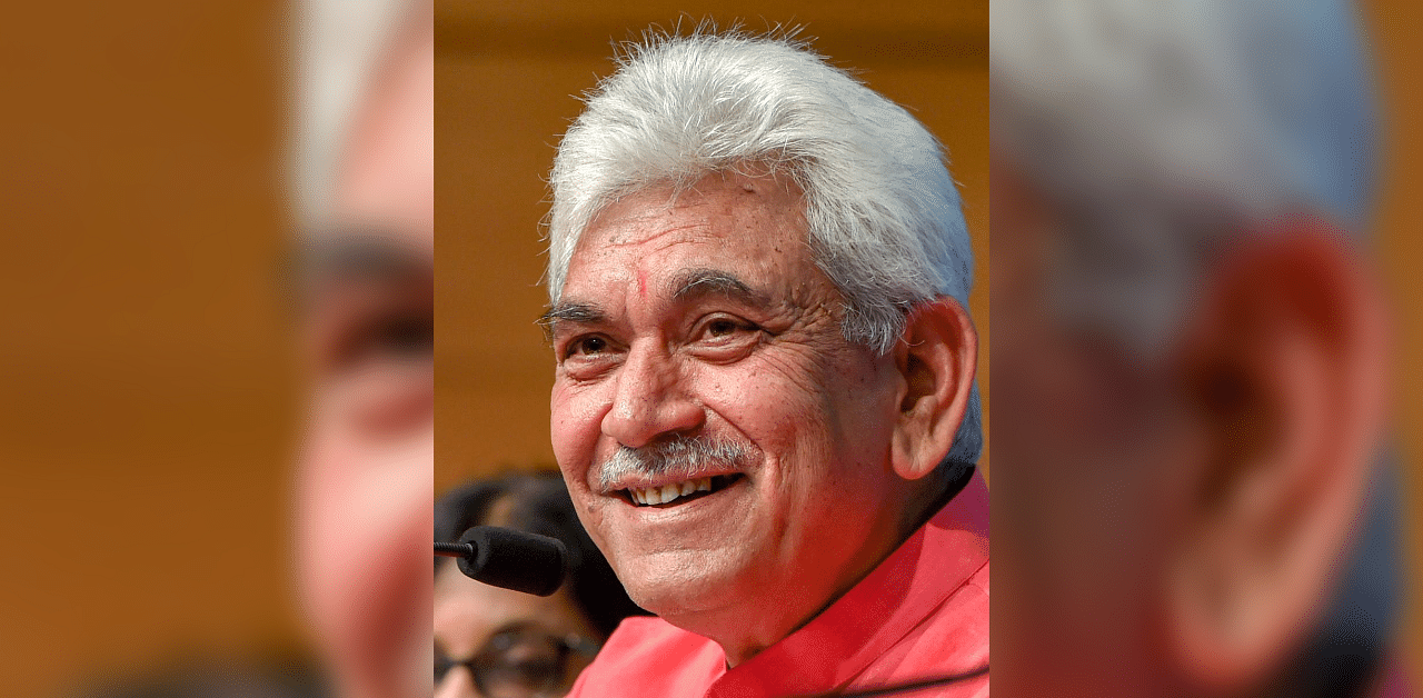 Manoj Sinha. Credit: PTI