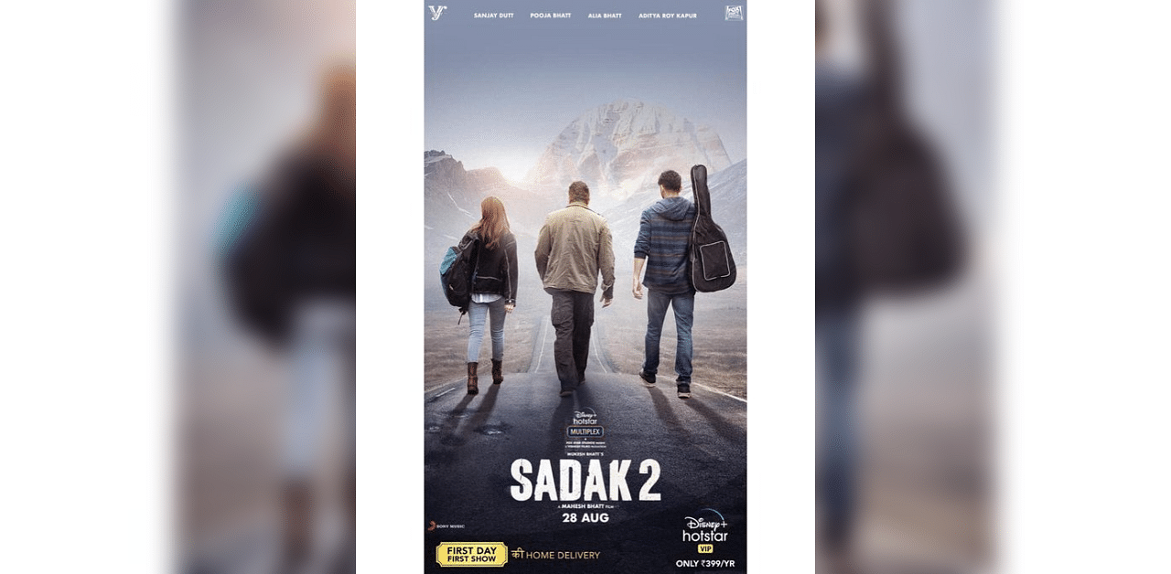 Sadak 2 is one of the biggest movies of the year. Credit: Twitter/@aliaa08