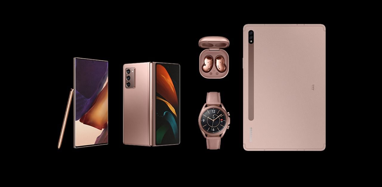 Samsung launched five new devices at Galaxy Unpacked 2020 event. Credit: Samsung