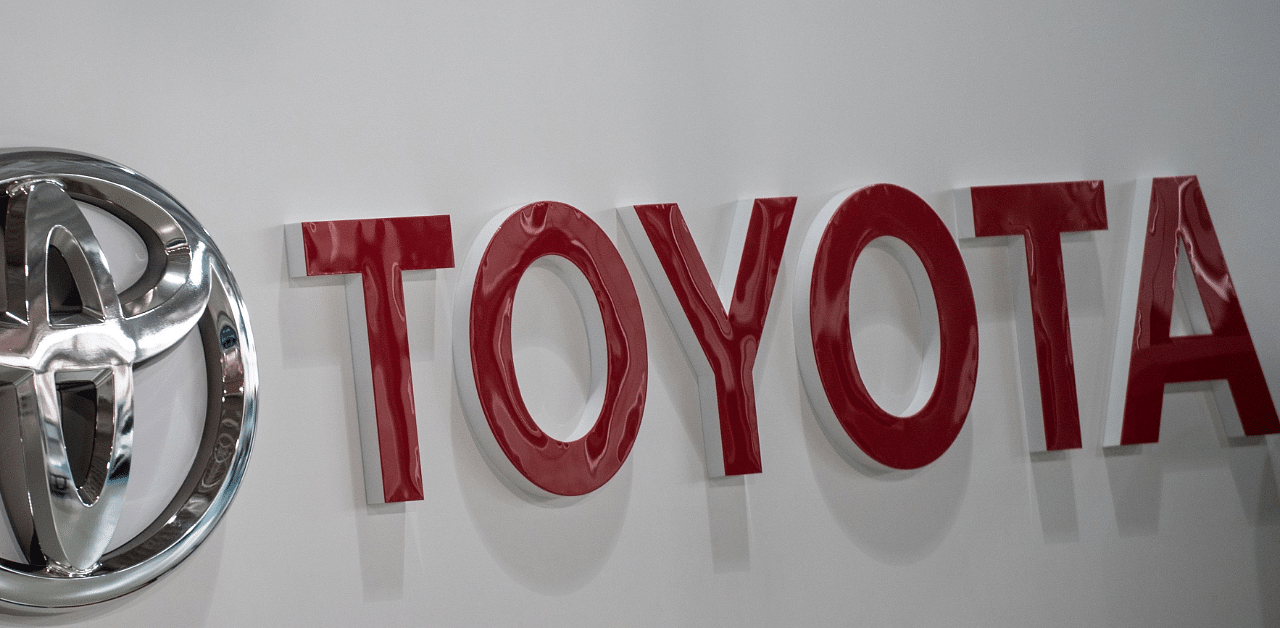 Toyota logo. Credit: AFP Photo