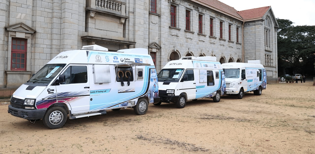 The lab consists of three vehicles. Credit: DH Photo