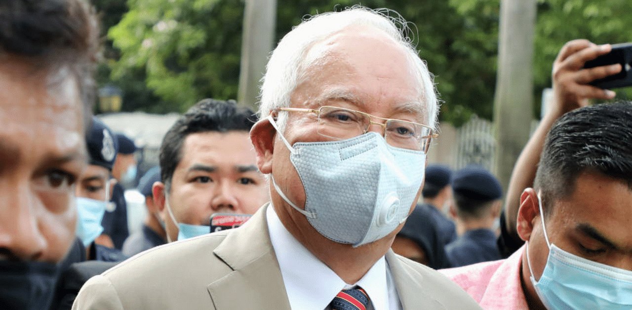 Former Malaysian Prime Minister Najib Razak, accused of 1MDB-linked trial. Credit: Reuters