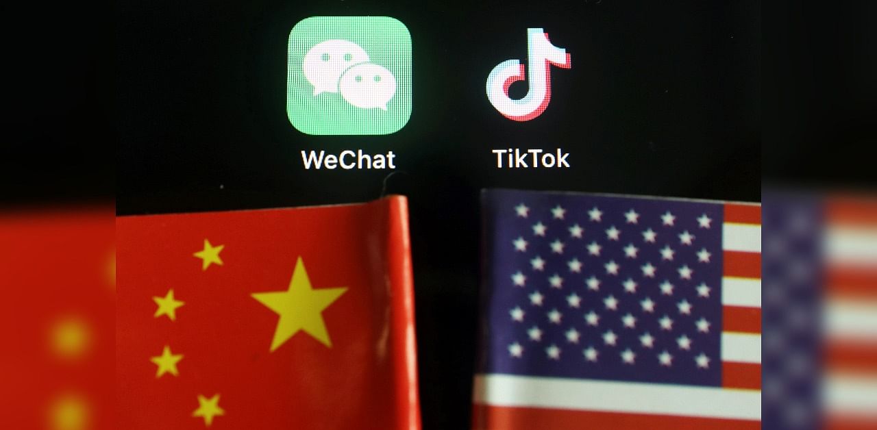The United States has fired a new salvo in its rivalry with China, ordering sweeping restrictions against Chinese-owned social media stars TikTok and WeChat. Credit: Reuters Photo