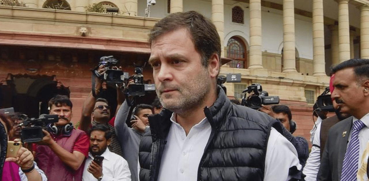 Congress leader Rahul Gandhi said one can expect more bad news on jobs and the country's economy. Credit: PTI Photo