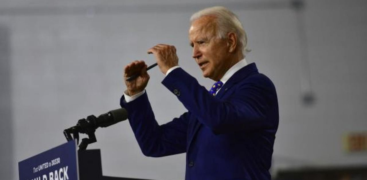 Presidential Candidate Joe Biden. Credit: AFP