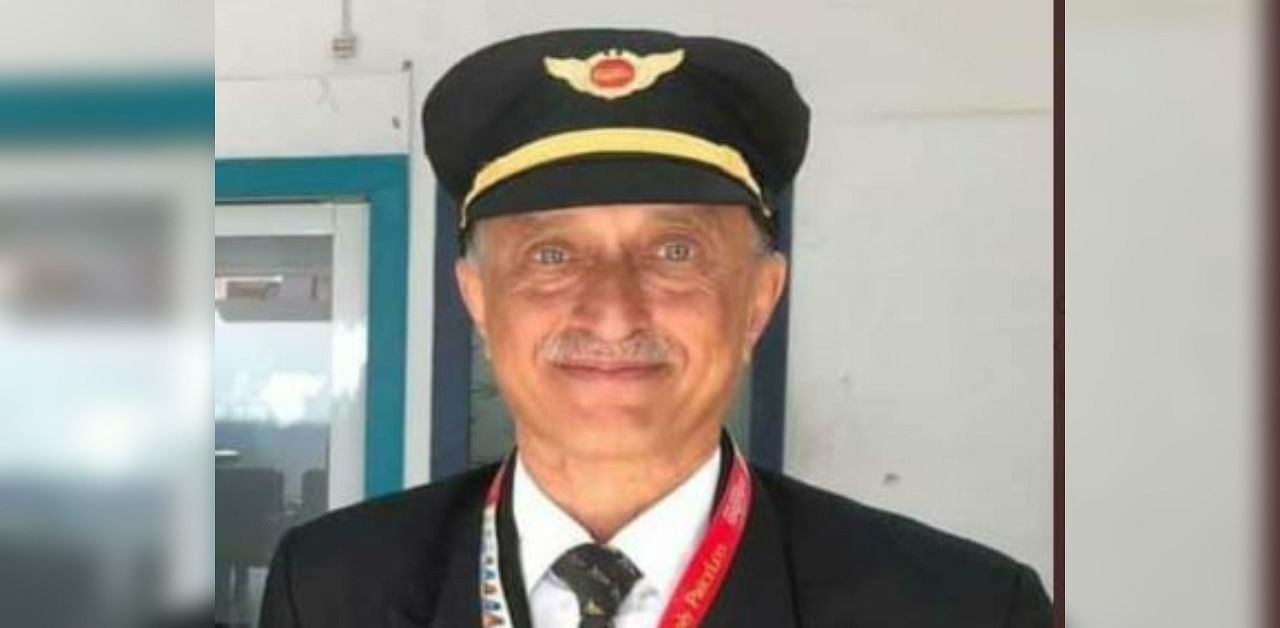  Air India Express pilot Deepak Vasant Sathe, who died during a crash at Kozhikode International Airport. Credit: Twitter