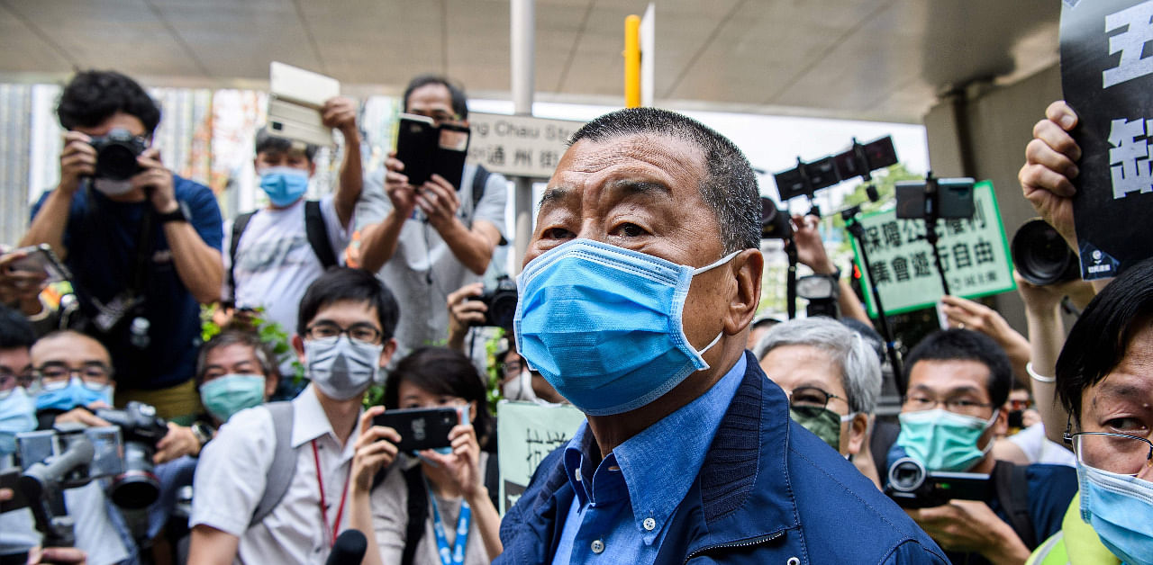 Hong Kong media mogul Jimmy Lai. Credit: AFP Photo
