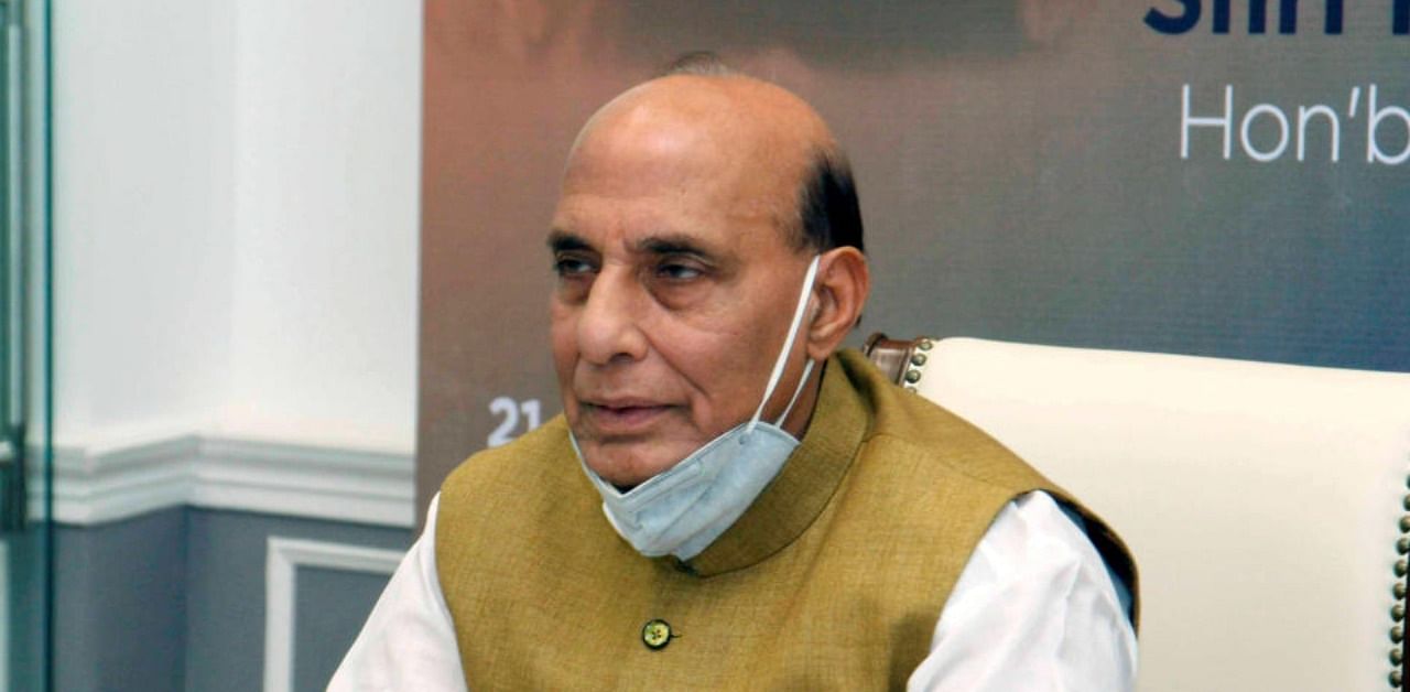 Defence Minister Rajnath Singh on Sunday announced restrictions on import of 101 weapons and military platforms including artillery guns, assault rifles, transport aircraft and sonar systems. Credit: PTI/file