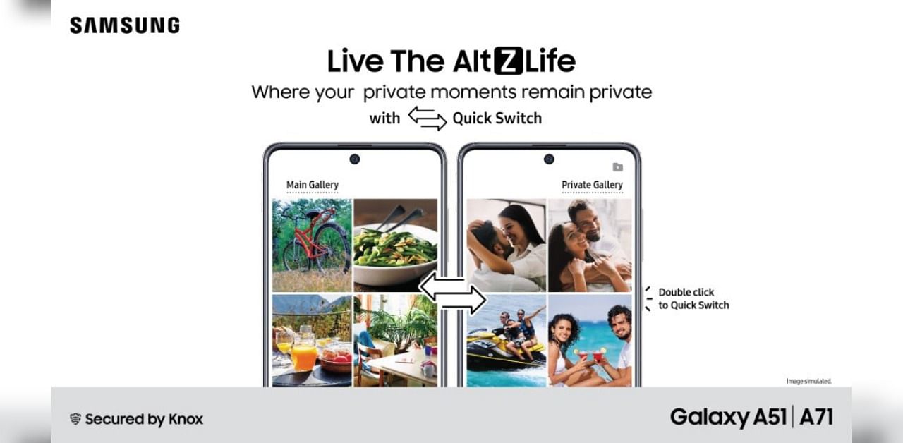 Samsung AltzLife private mode launched in India. Credit: Samsung India