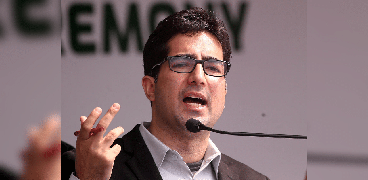 Shah Faesal, a former Indian bureaucrat. Credit: Reuters