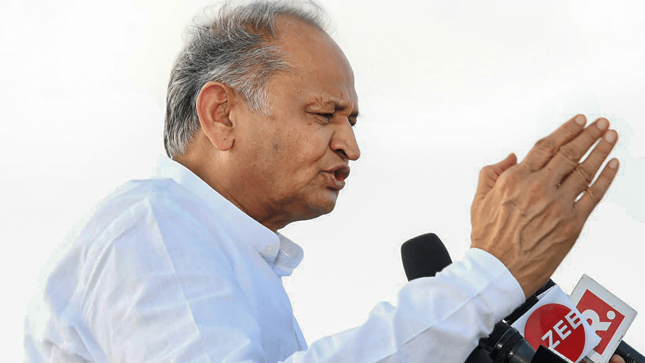 Rajasthan Chief Minister Ashok Gehlot. Credits: PTI Photo