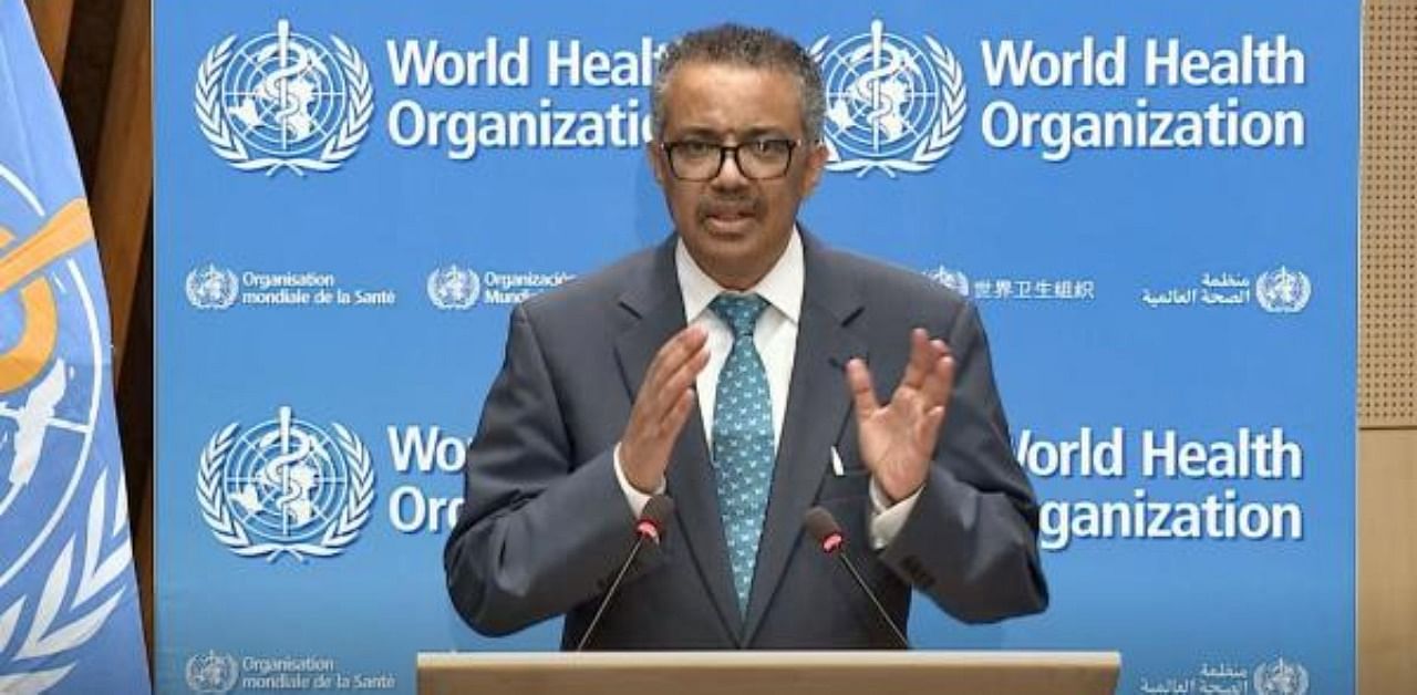 World Health Organization Director-General Tedros Adhanom Ghebreyesus. Credit: AFP Photo