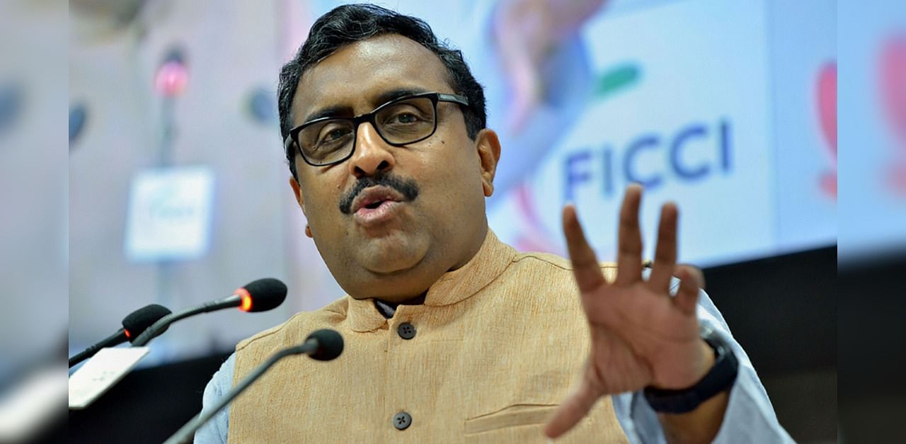 BJP national general secretary Ram Madhav maintained that the Centres role in the capitals issue was only limited. Credit: PTI File Photo