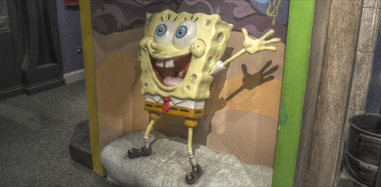 SpongeBob SquarePants wax statue, in National Wax Museum Plus, in Dublin, Ireland. Credit: Wikimedia Commons