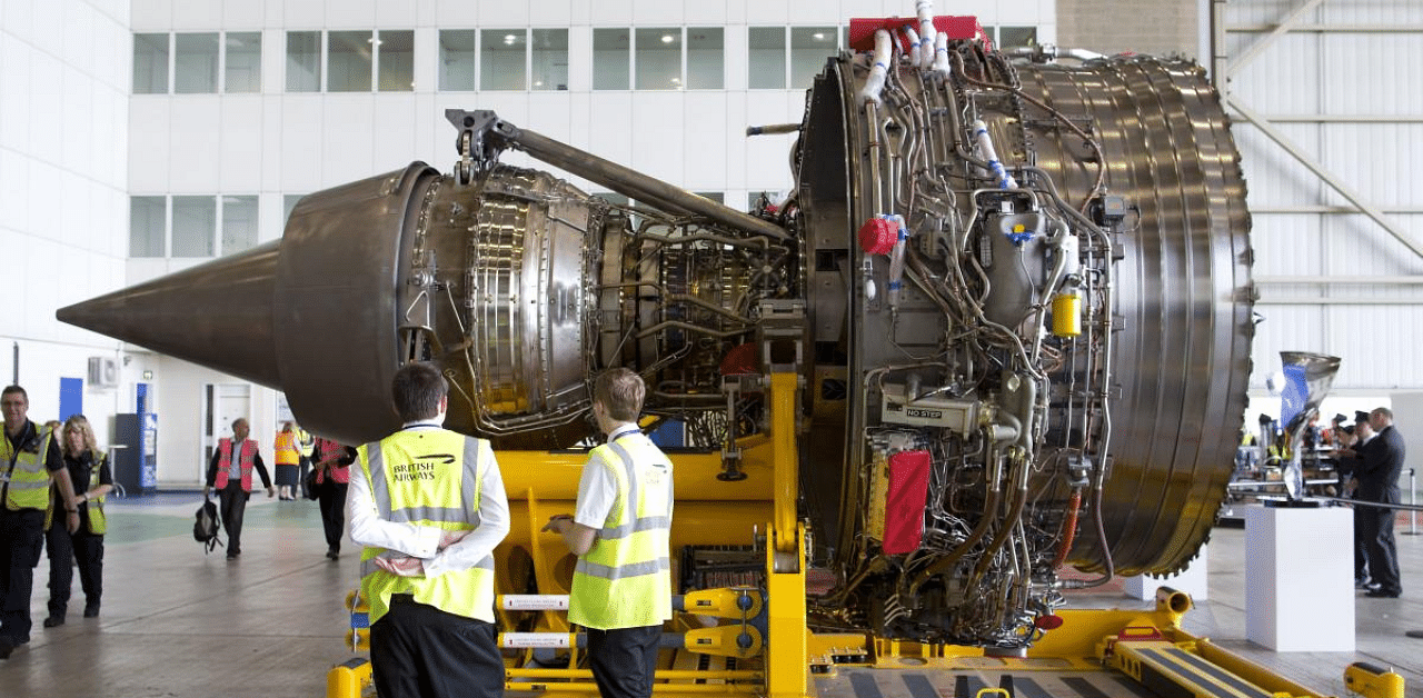 The Trent XWB-84 engine is set to be subject to an Airworthiness Directive from regulator EASA, Rolls said. Credit: AFP Photo
