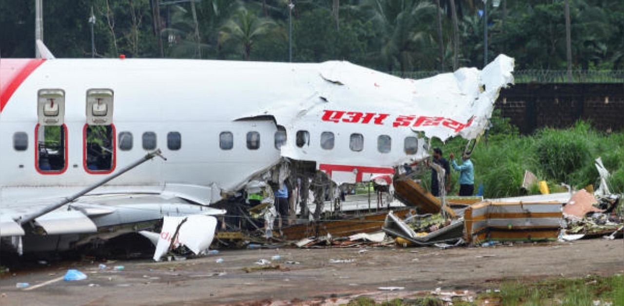 Air India Express passenger plane crashed when it overshot the runway at the Calicut International Airport in Karipur, in the southern state of Kerala, India. Credit: Reuters Photo