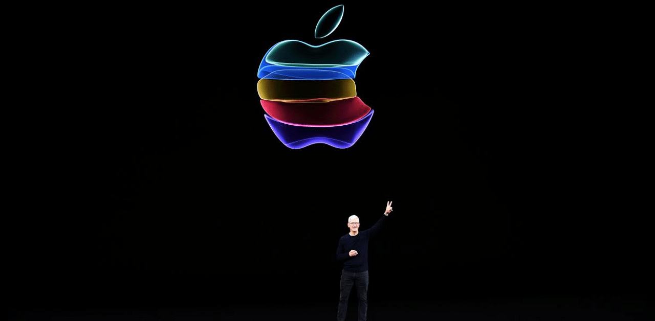 Shares in Apple have roughly doubled from March lows, an astonishing performance which has lifted chief executive Tim Cook's net worth to $1 billion for the first time, according to a Bloomberg Billionaires Index calculation. Credit: AFP Photo