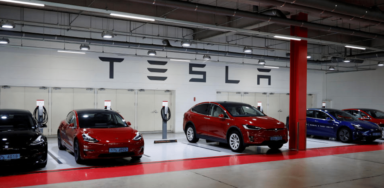 Tesla electric vehicles. Credit: Reuters Photo