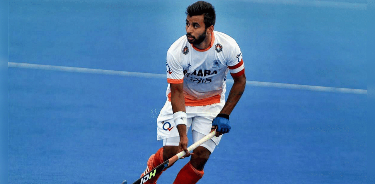 Indian hockey team skipper Manpreet Singh is among the six from the national camp who have tested positive for Covid-19. PTI 
