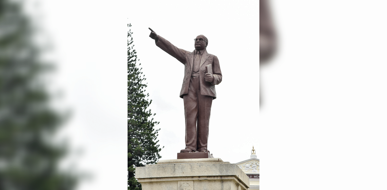 A view Ambedkar statue (Image for representation). Credit: DH File Photo