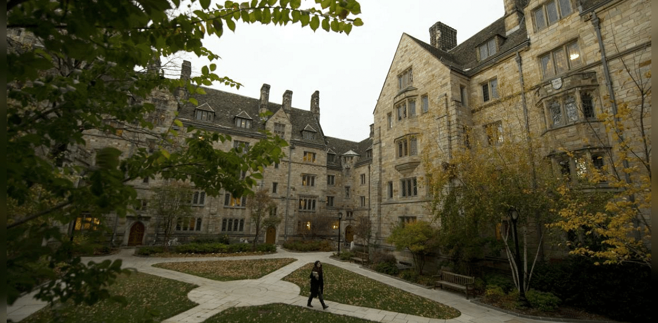 The Justice Department's finding -- which Yale rejected as "meritless" -- came after a two-year investigation into the undergraduate admissions process at the prestigious Ivy League university in New Haven, Connecticut. Credit: AFP Photo