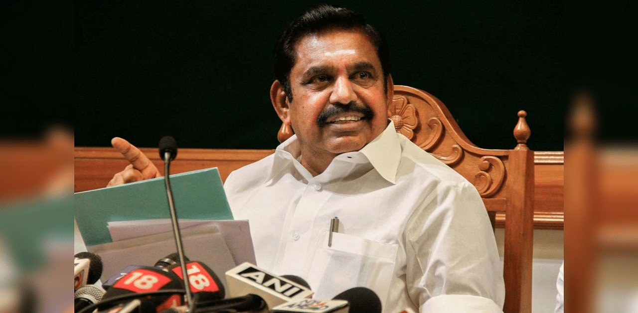 Tamil Nadu Chief Minister Edappadi K Palaniswami. Credit: Reuters