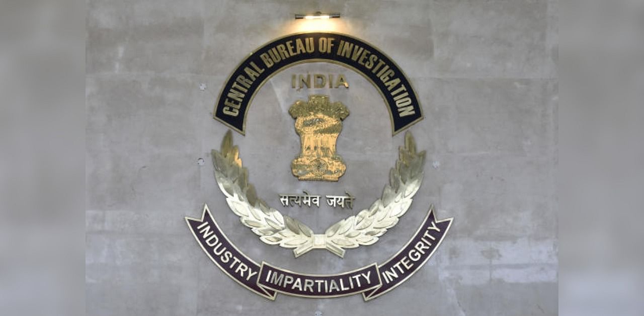 Central Bureau of Investigation (CBI) logo at CBI HQ, in New Delhi. Credit PTI Photo