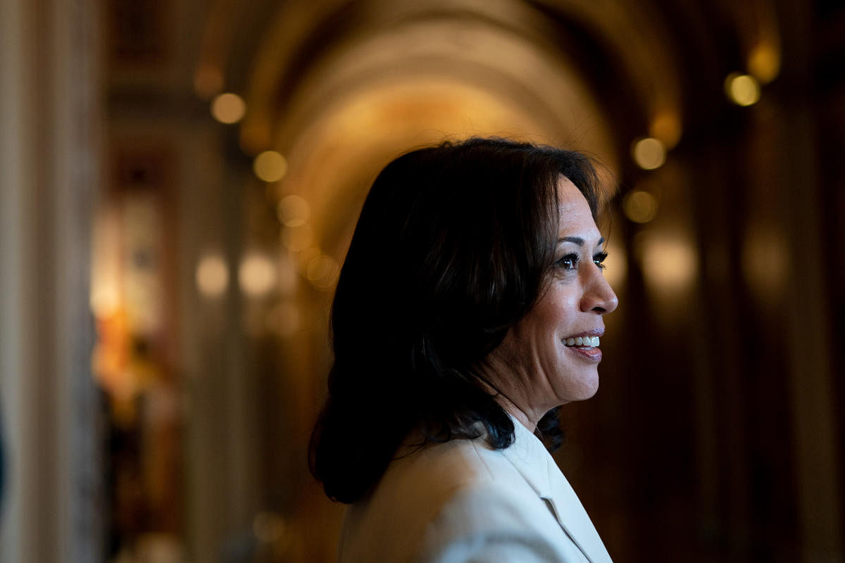 In announcing Harris, 55, as his vice-presidential nominee, Joe Biden told supporters she was the person best equipped to “take this fight” to President Donald Trump.