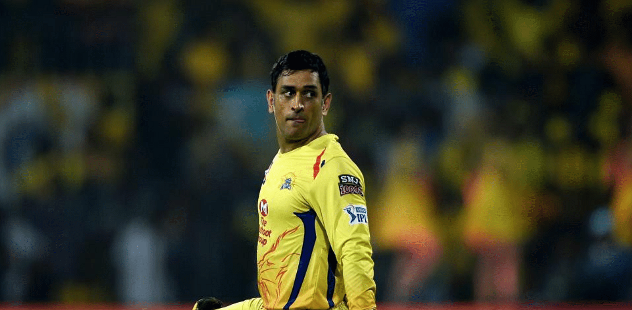 Chennai Super Kings (CSK) skipper MS Dhoni during the Indian Premier League 2019 (IPL T20) cricket match against Delhi Capitals (DC) at MAC Stadium in Chennai, Wednesday, May 1, 2019. Credit: PTI Photo