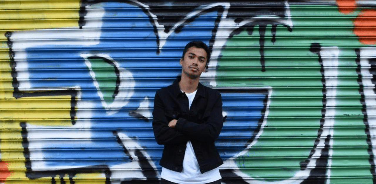 DJ Michael Brun poses for a picture during an interview with AFP in Brooklyn, New York. Credit: AFP Photo