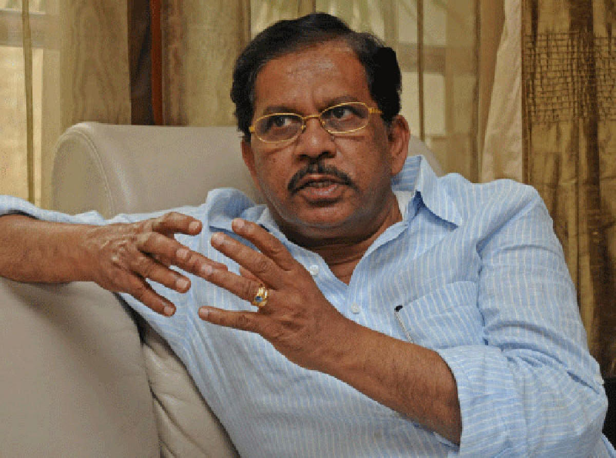 Former deputy chief minister G Parameshwara.