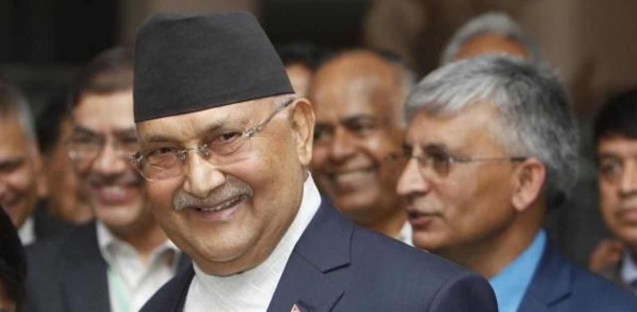 Nepal Prime Minister K P Sharma Oli. Credit: AP