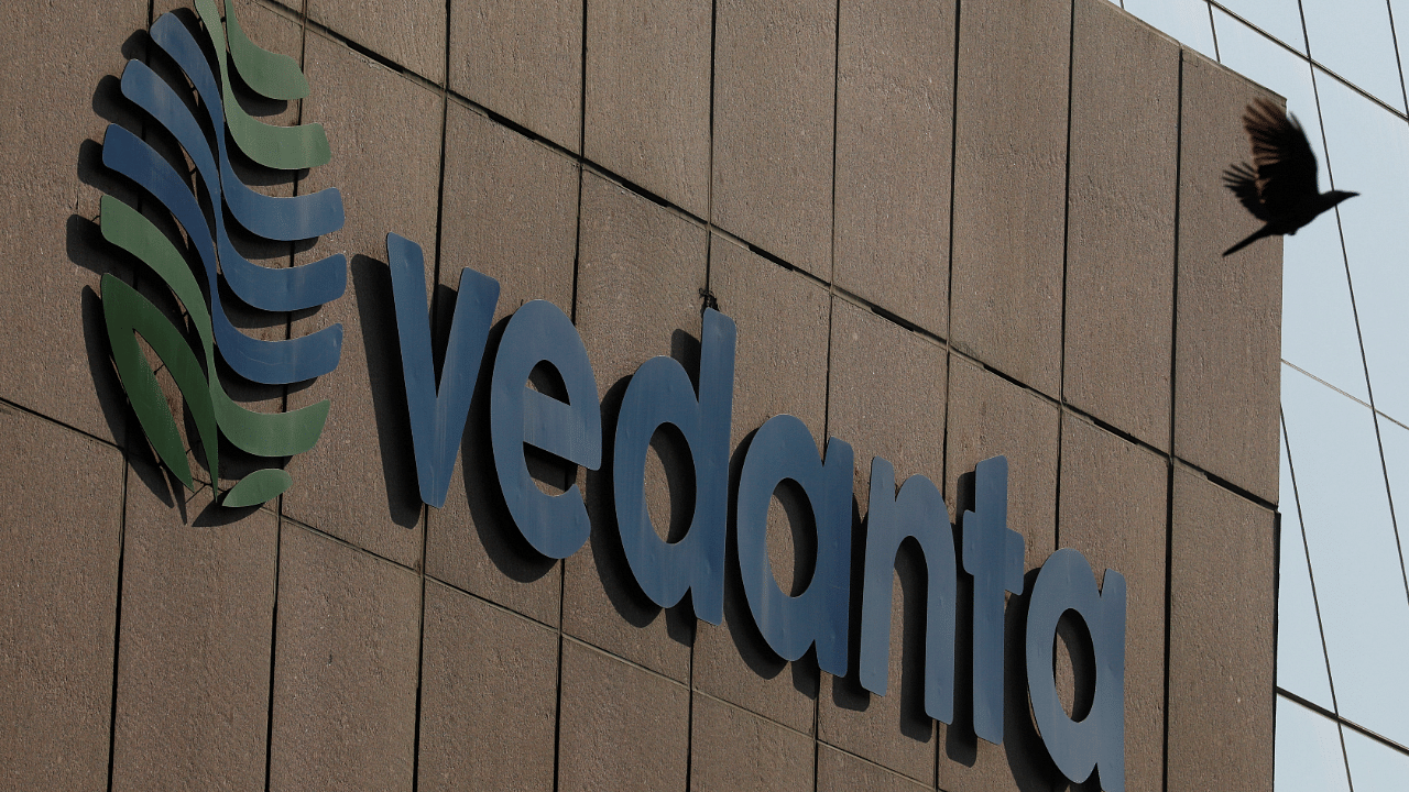 Vedanta's logo. Credits: Reuters Photo