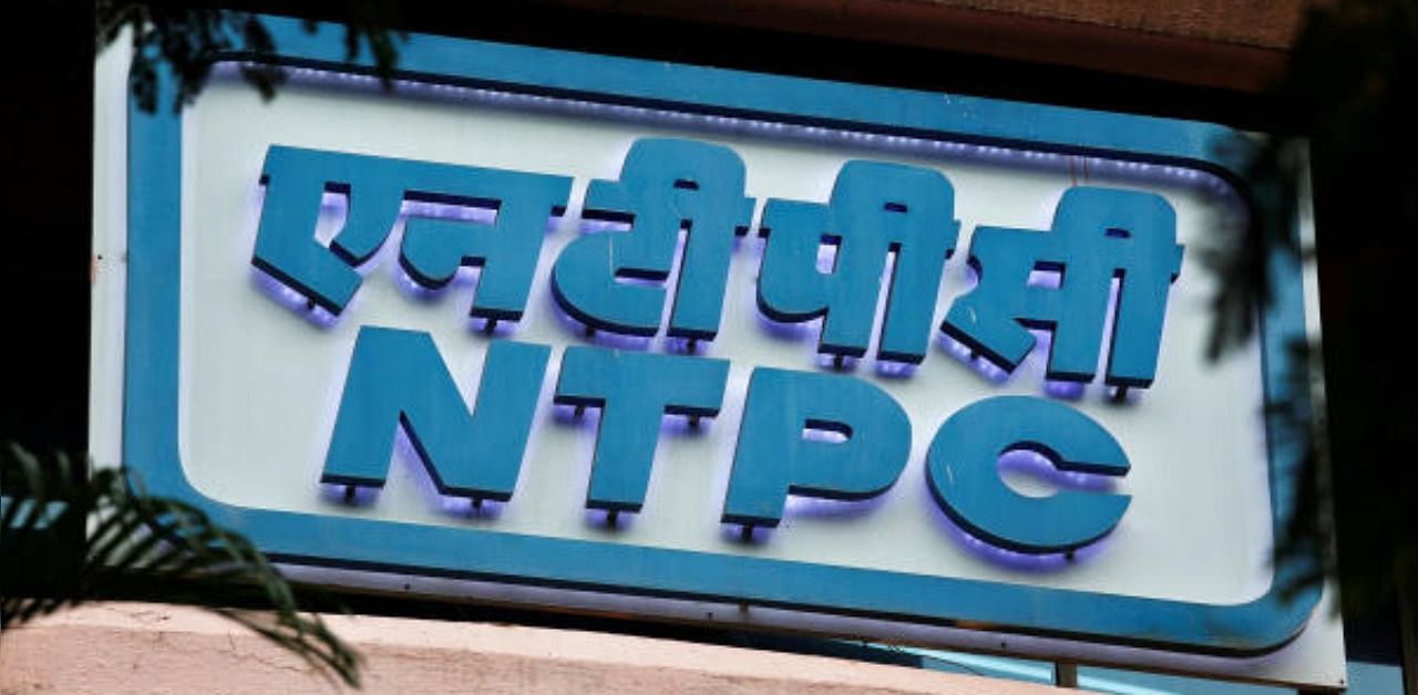 A signboard of NTPC (National Thermal Power Corporation Limited) is seen outside its office in Mumbai, India. Credit: Reuters Photo