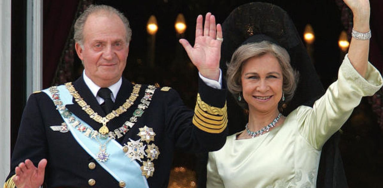 Juan Carlos of Spain and his wife Queen Sofia of Spain. Credit: AFP Photo