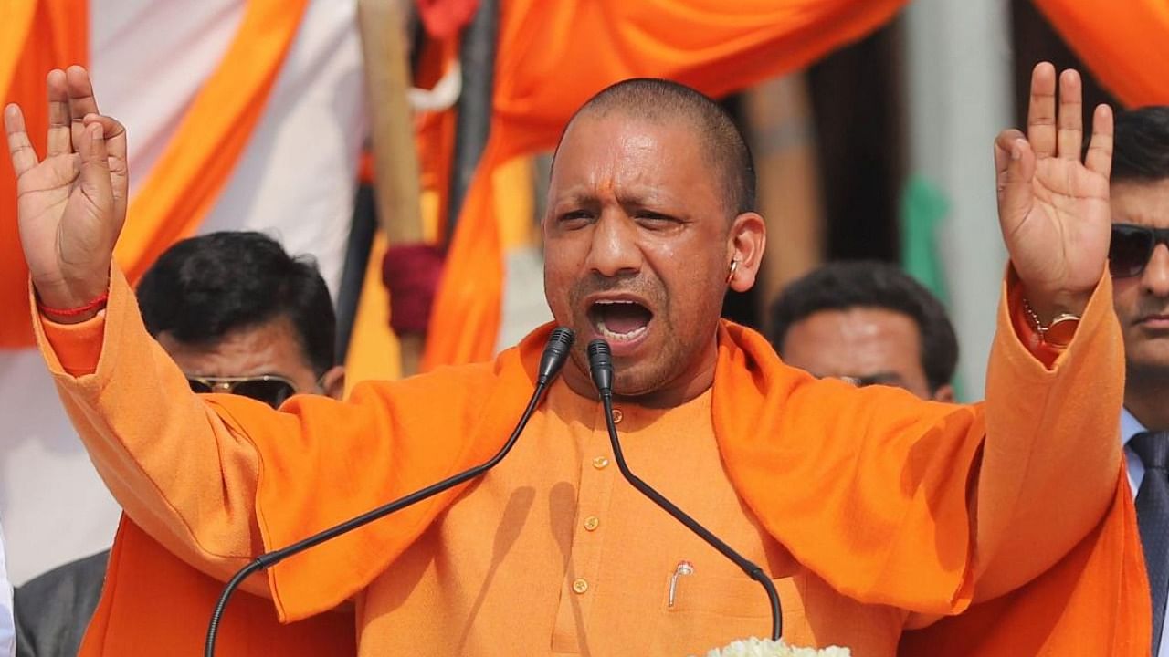 With the traditional Thakur-Brahmin rivalry once again coming to fore after BJP and Yogi Adityanath’s ascension to power in 2017, all the three Opposition parties are aggressively wooing back the Brahmins. Credit: PTI