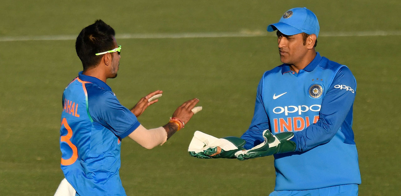 Chahal also said that Dhoni still has it in him to carry on playing international cricket. Credit: AFP Photo