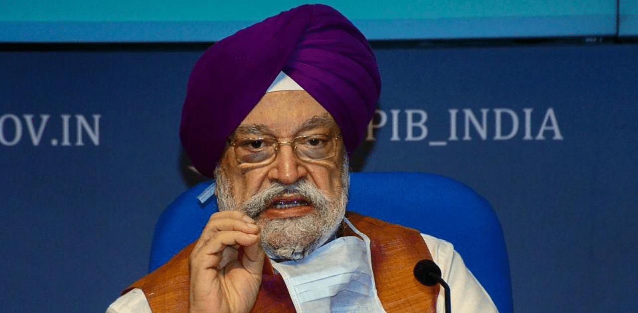 Civil Aviation Minister Hardeep Singh Puri. Credit: PTI Photo