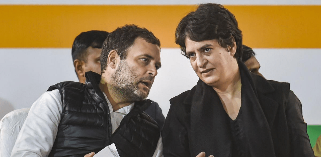 Priyanka Gandhi Vadra, who took a plunge into active politics ahead of the Lok Sabha elections last year, has said that she was in “full agreement” with her brother Rahul Gandhi that a non-Gandhi should be appointed as the president of Congress. Credit: PTI