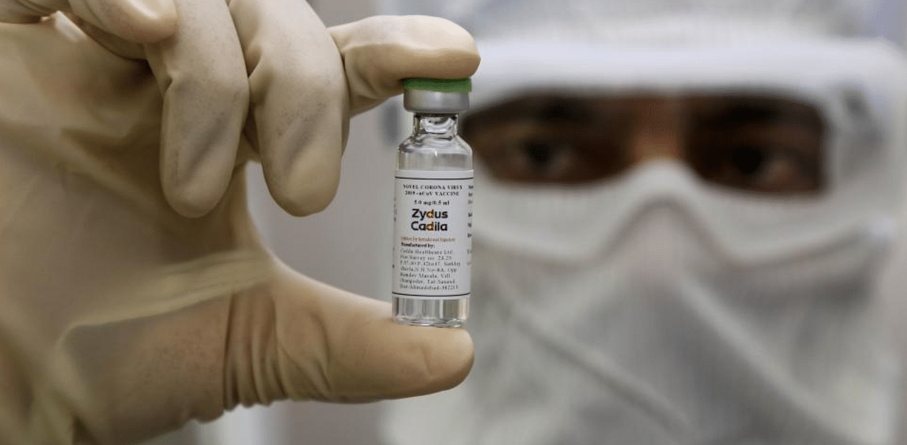 India has two indigenously developed Covid-19 vaccine candidates – the Covaxin by the Bharat Biotech International Limited and the ZyCOV-D by the Zydus Cadila. Credit: AFP