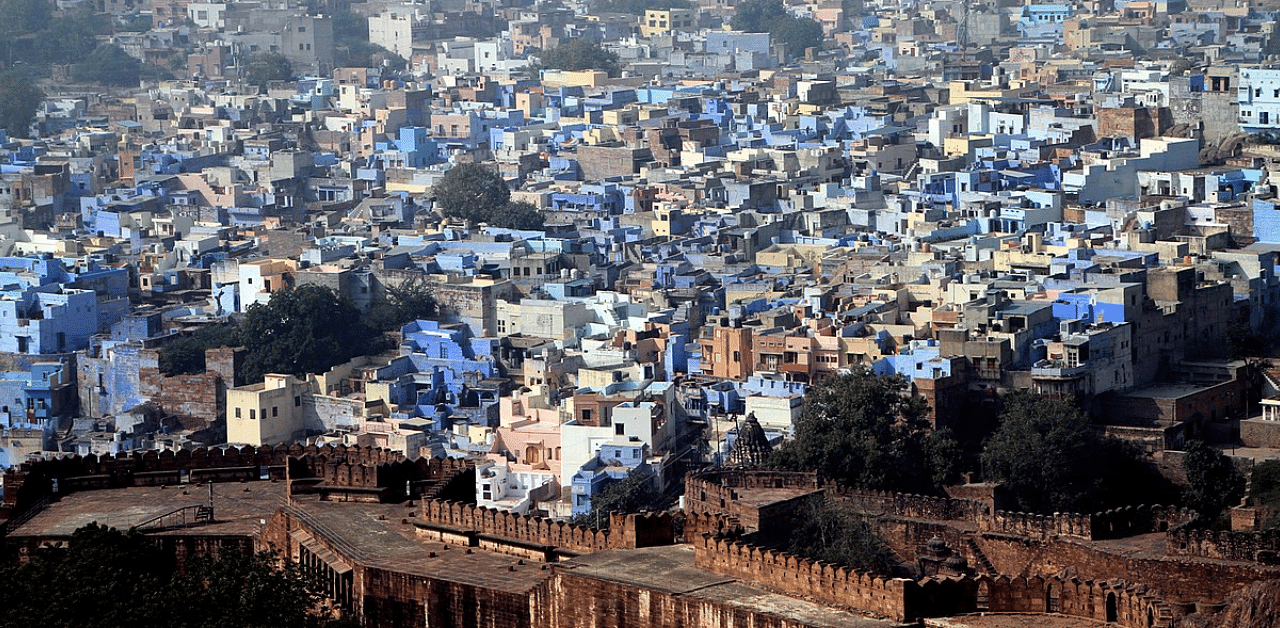 View from Mehrangarh Fort, Jodhpur. Credit: Wikimedia Commons Photo