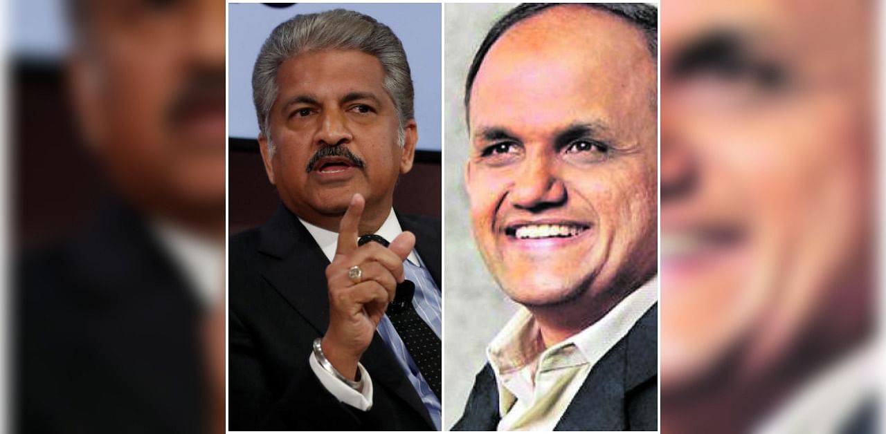 Mahindra group Chairman Anand Mahindra and Adobe Chairman and CEO Shantanu Narayen