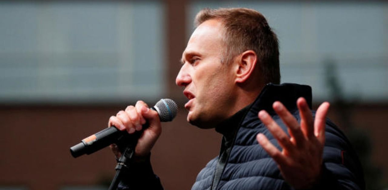 Russian opposition leader Navalny. Credit: Reuters