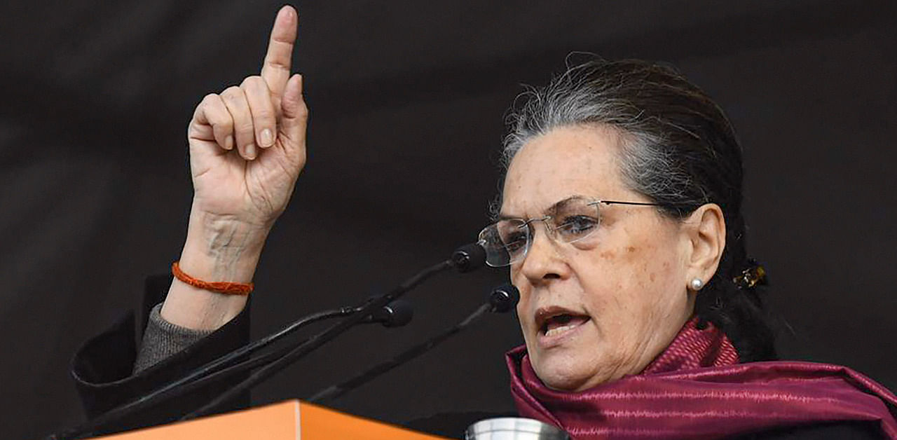 Congress interim chief Sonia Gandhi. Credit: PTI File Photo