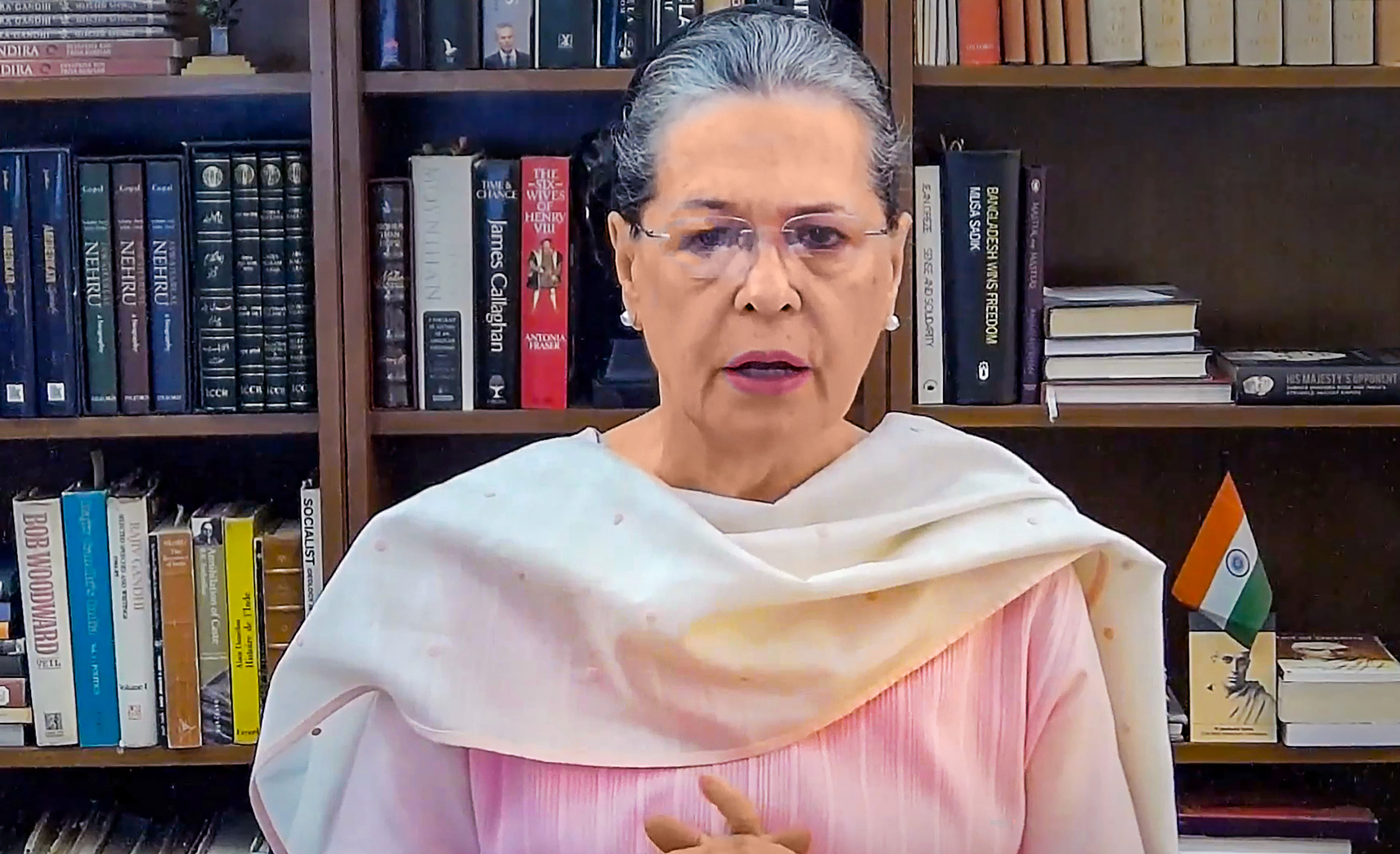 Congress President Sonia Gandhi. Credit: PTI Photo